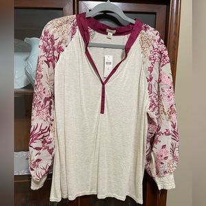 Beautiful top bought from Anthropologie, size XL